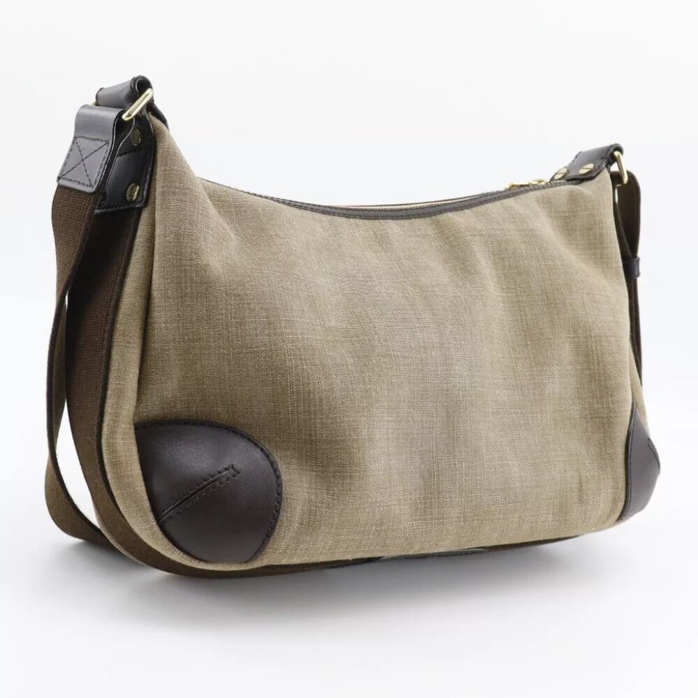 HUNTING WORLD Shoulder Bag beige canvas Women - Picture 8 of 9